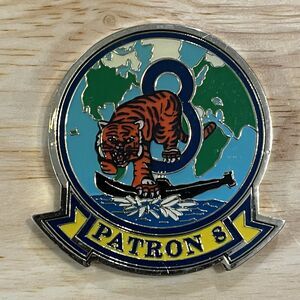 Challenge Coin USN Navy Patron 8 Fighting Tigers Command Master Chief